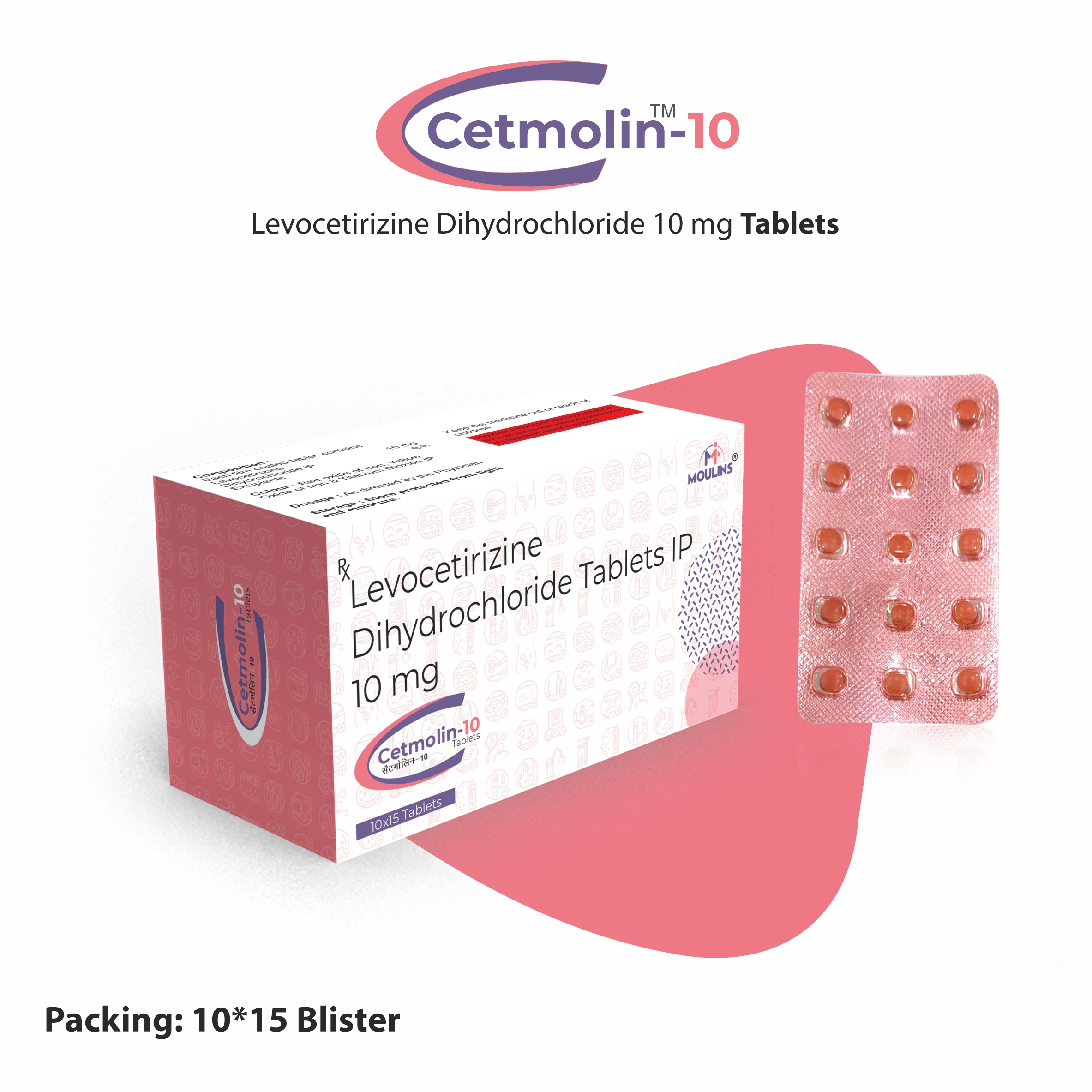 CETMOLIN-10 TAB 10*15